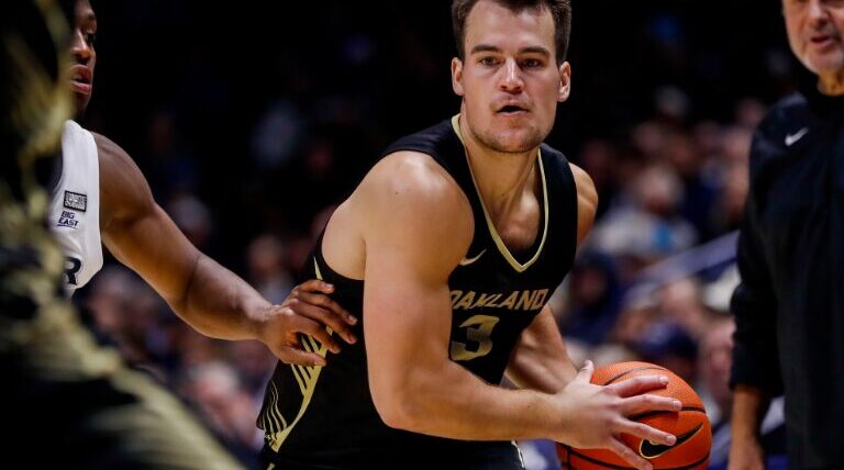 Breakout talent Jack Gohlke of March Madness made his NBA debut in Summer League.