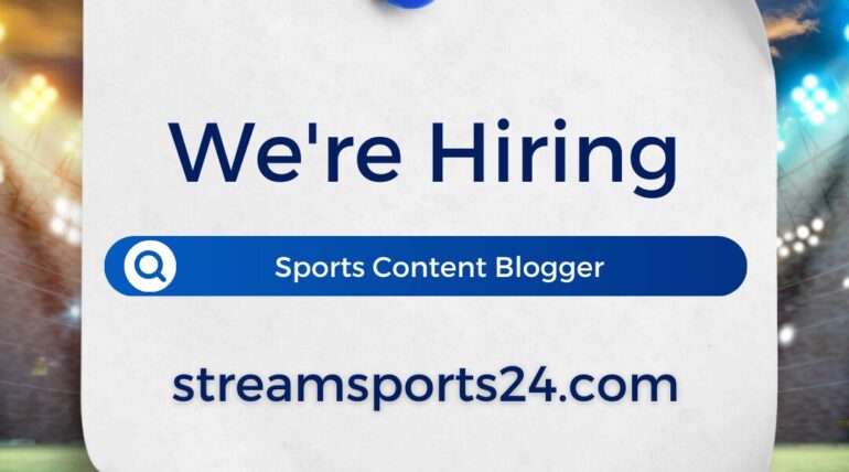 HIRING: Sports Content Blogger!!