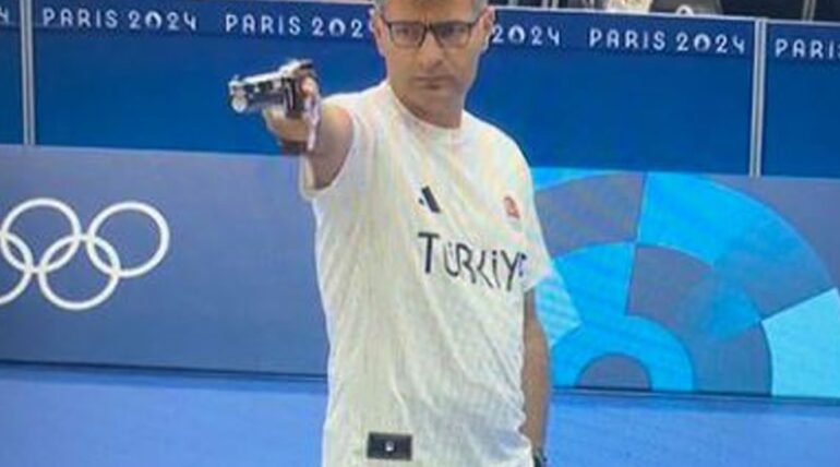 Turkish Shooter Yusuf Dikec Goes Viral over shooting style